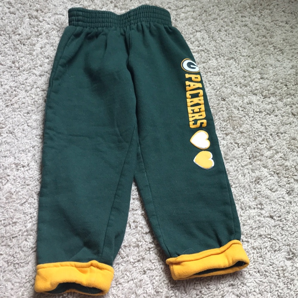 Kids Greenbay Packer sweatpants